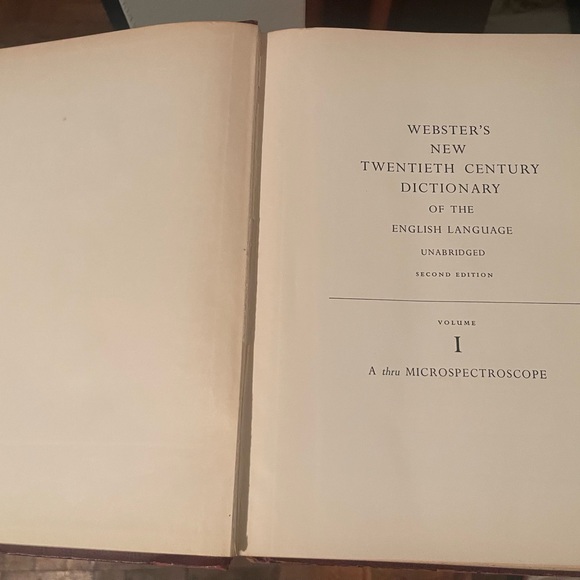 Webster’s New Twentieth Century Dictionary of the English Language Unabridged - Picture 3 of 16